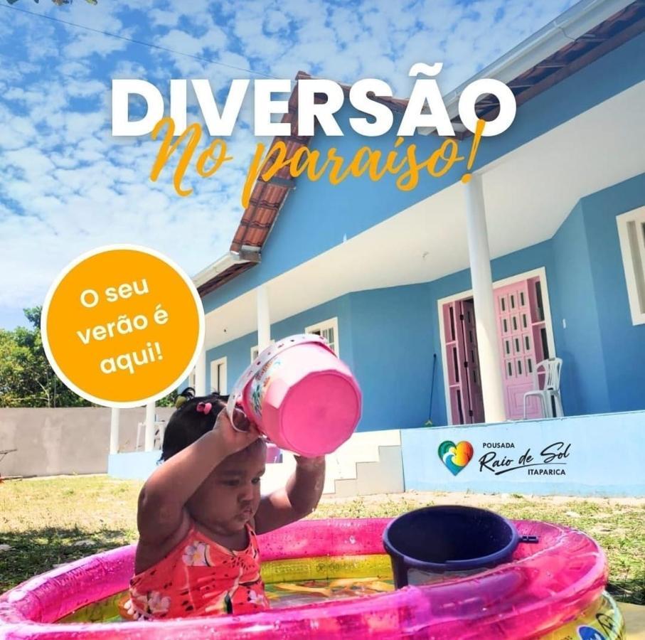 Pousada Raio De Sol - Ilha De Itaparica- Catu A 150 M Da Praia Eksteriør billede